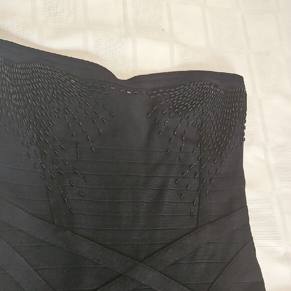 Marciano Black Sweetheart Bodycon Dress - Picture 3 of 16